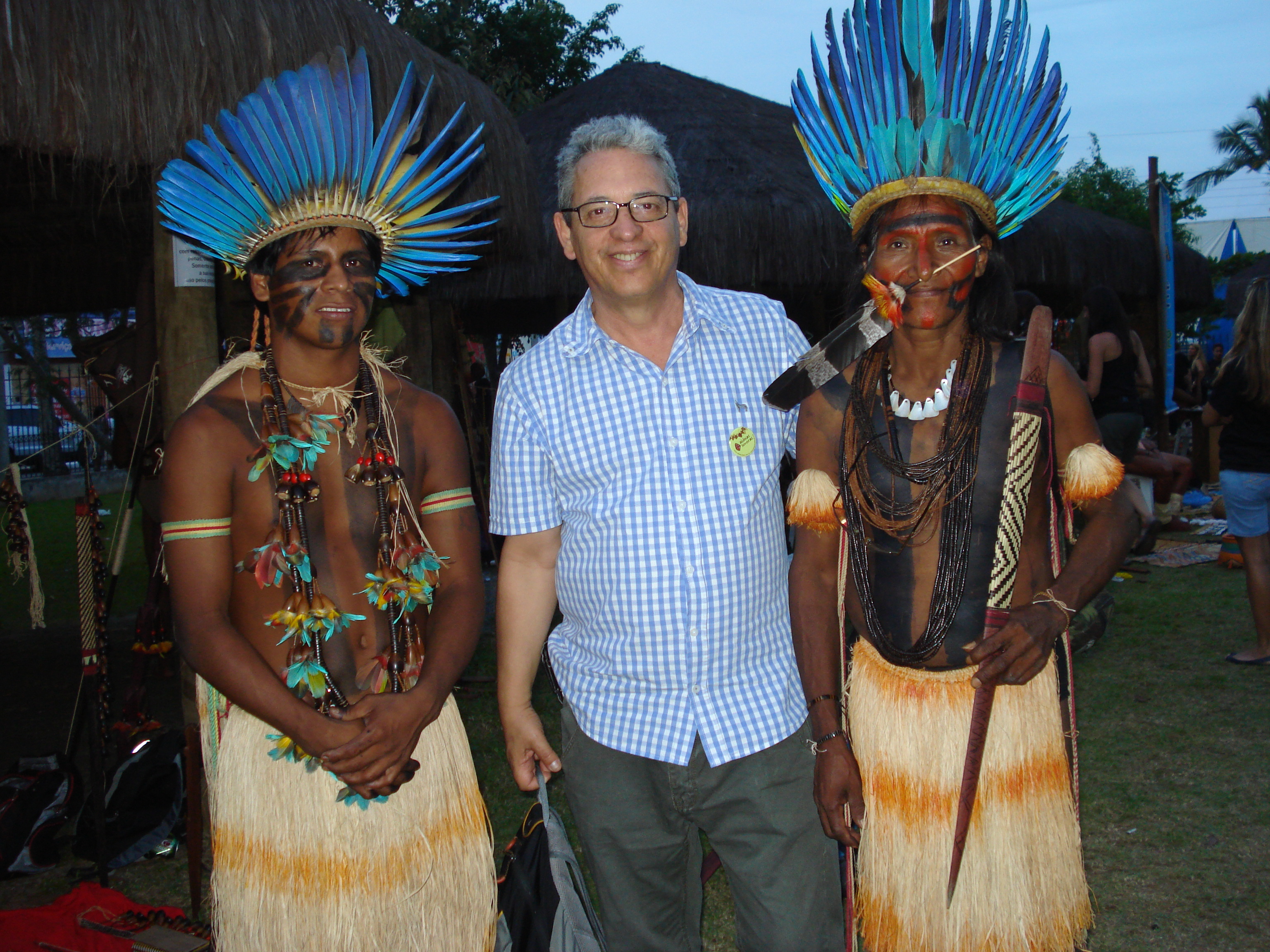 Festival indígena em Bertioga, SP, 2010