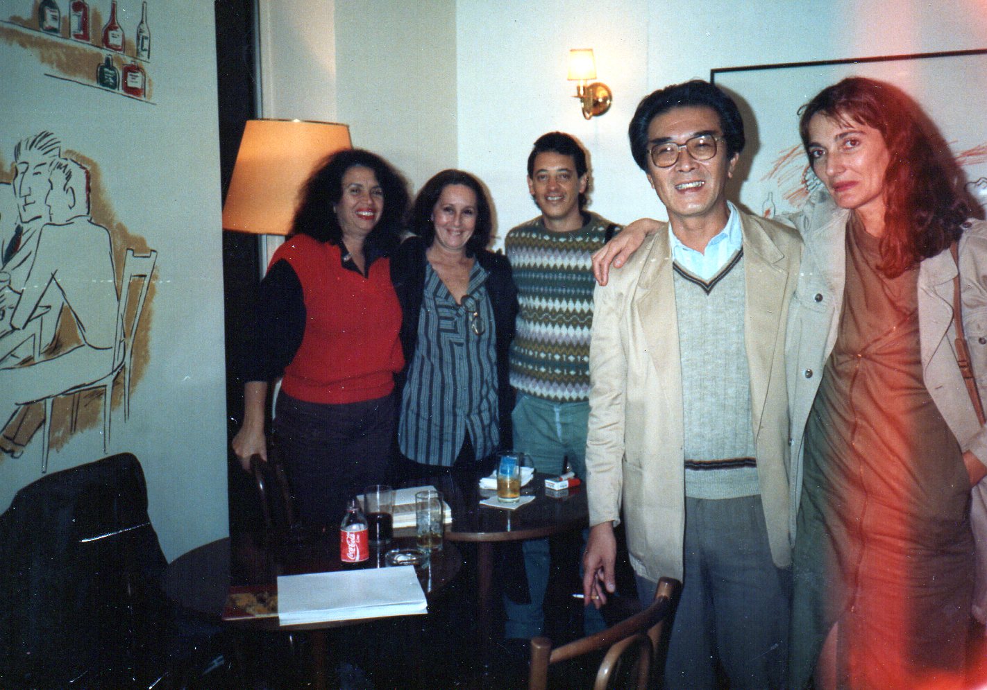 Olga Savary, Massao Ohno, Isis Valéria e Hamilton Faria